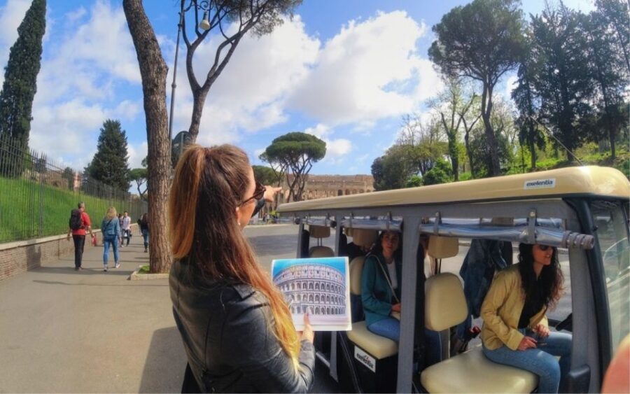 Rome: Night Tour of the City by Golf Cart (Private option) - Piazza Venezia and the Forum/Palatine views: the in-between stops that matter