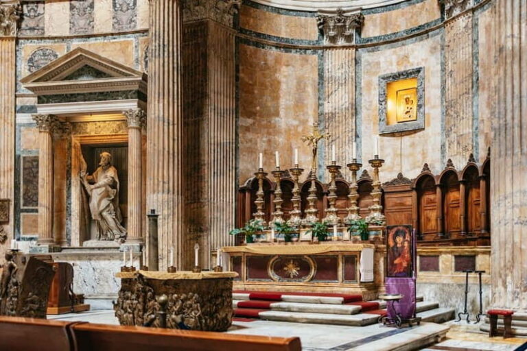 Rome: Pantheon Fast-Track Ticket and Official Audio Guide - Getting your tickets at OhMyGuide near the Pantheon
