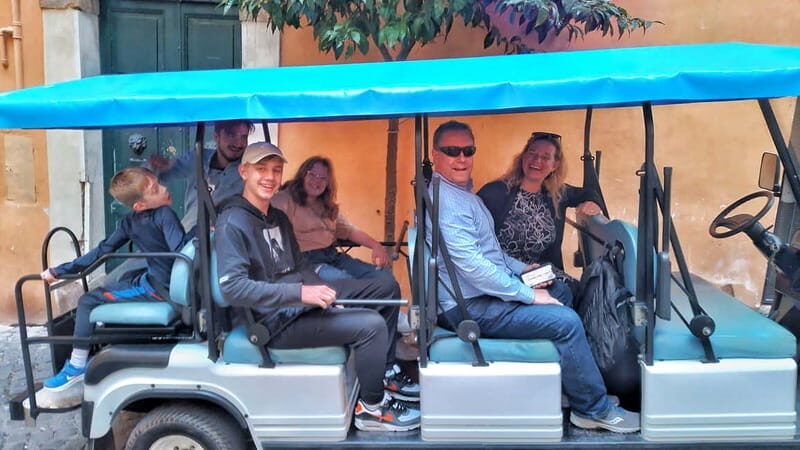 Rome: Private Guided Golf Cart Tour with Gelato or Wine - Why a private golf cart works for Rome