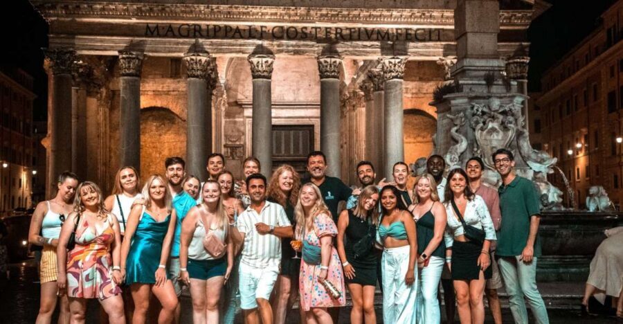 Rome: Pub Crawl and Ultimate Party with Open Bar and Pizza - Pizza on a schedule, not a buffet fantasy