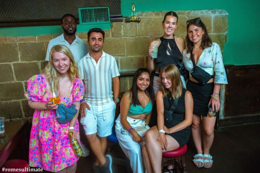 Rome: Pub Crawl and Ultimate Party with Open Bar and Pizza - Your guide, the pace, and why names keep showing up