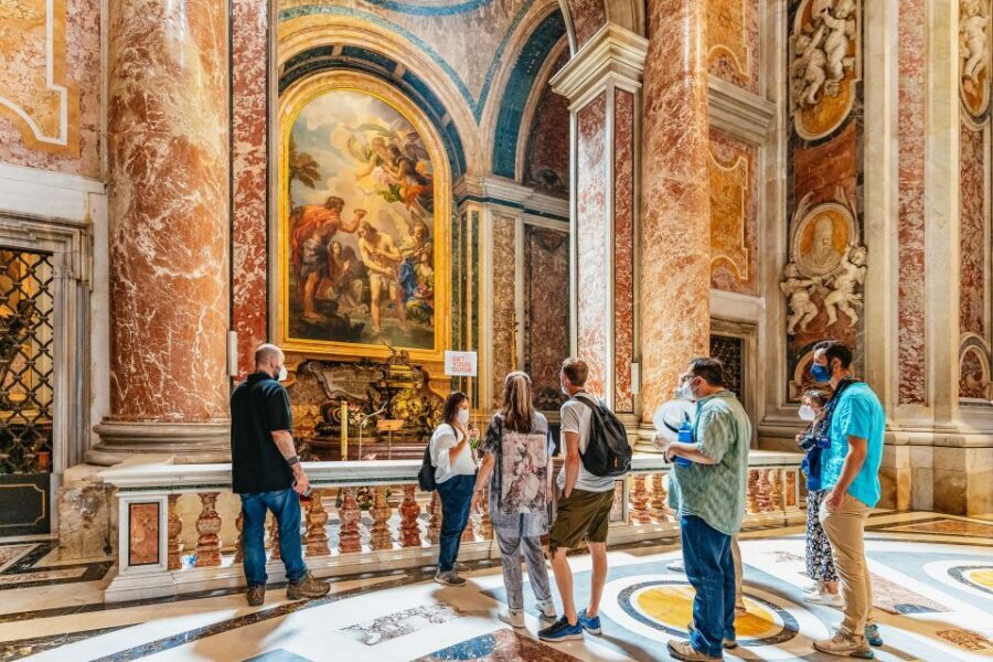 Rome: St. Peter's Basilica, Square and Grottoes Guided Tour - Inside St. Peter’s Basilica: the art hits, but the guide makes it readable