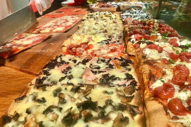 Rome Street Food Tour with Local Guide - The Jewish Ghetto and Teatro of Pompey: pizza and suppli with context