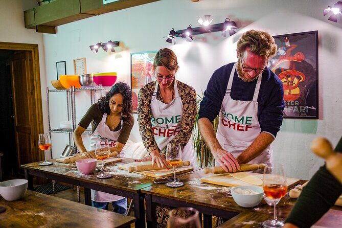 Rome Tipsy Cooking Class: Make Pasta and Mix 3 Spritz Cocktails - Small group energy: meeting people without feeling trapped