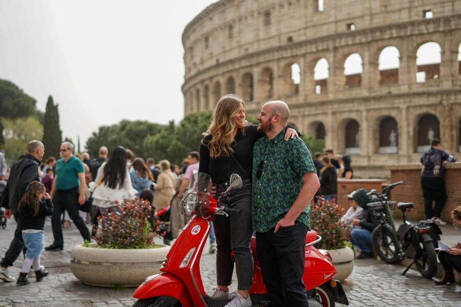 Rome Vespa Tour with Professional Photoshoot - Drivers Like Gennaro, Eric, and Elmar: Safety Plus Personality