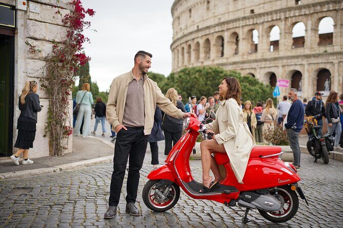Rome Vespa Tour with Professional Photoshoot - Meeting at Cafe Roma and the Flow of the Experience