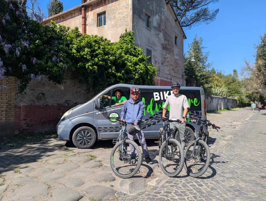 Rome:Appian Way E-bike Tour, Catacombs, Aqueducts & Transfer - Aqueduct Park cycling: Parco degli Acquedotti and Torre Fiscale