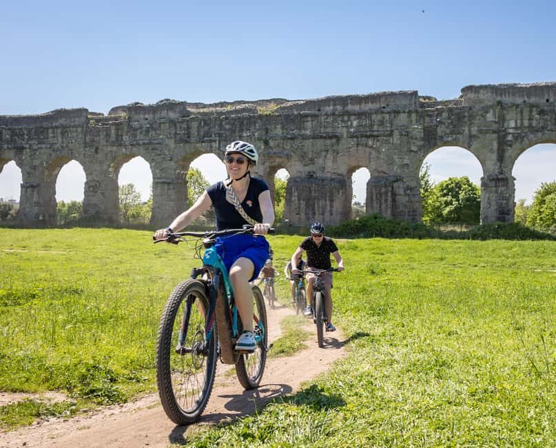 Rome:Appian Way E-bike Tour with Catacombs, Aqueducts & Food - Appian Way by E-MTB: the kind of Rome day you can’t fake