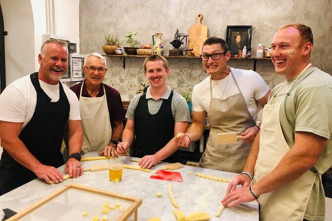 Super Fun Pasta & Gelato Class by Vatican with Wine + Oil Tasting - Hand-Rolling Pasta: Techniques You Can Repeat at Home