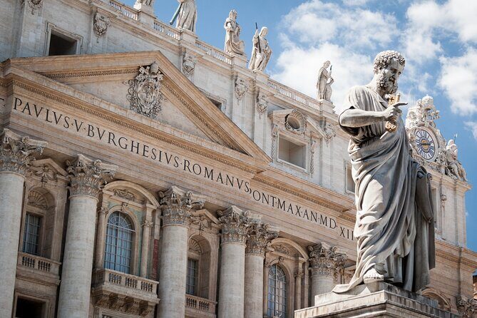 Vatican Museums, Sistine Chapel & St Peter’s Basilica Guided Tour - Meeting by St Peter’s Basilica: where your afternoon starts