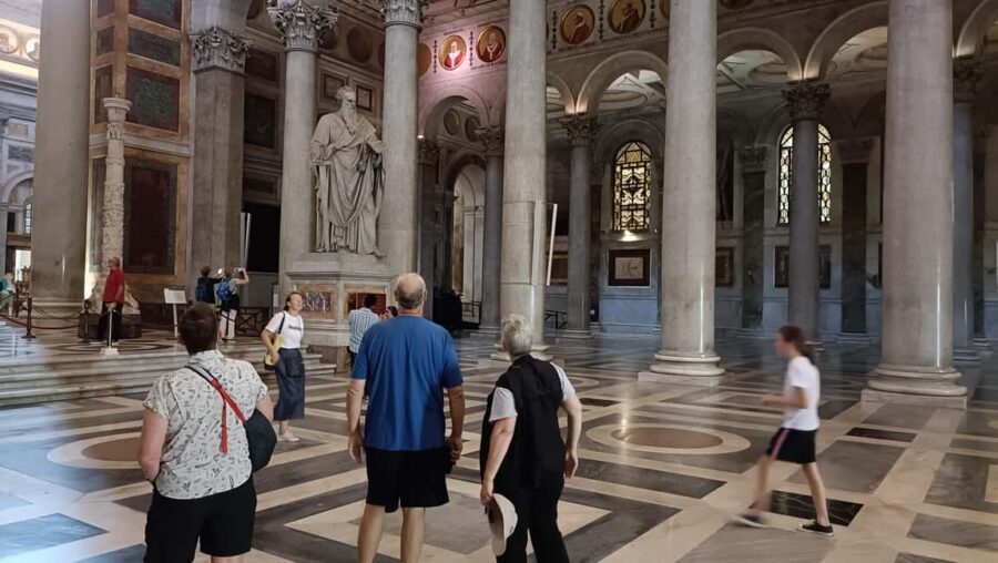 Vatican: Pope Francis Tomb and Papal Basilicas Tour - Saint Paul Outside the Walls: scale, portraits, and Constantine-era roots