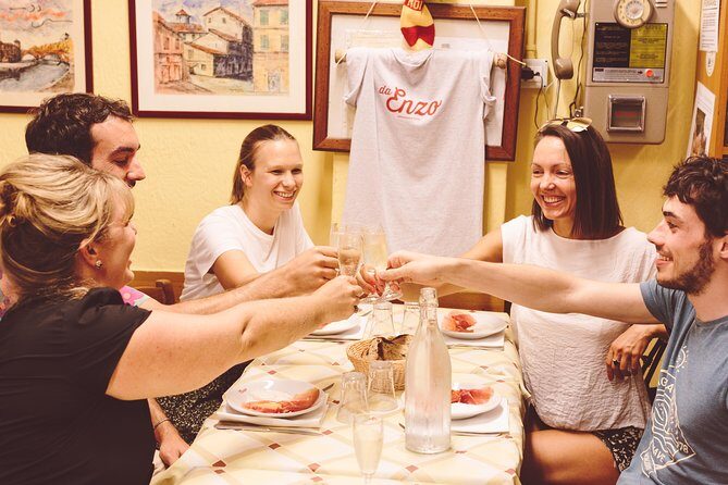 Winner 2025 Rome Twilight Trastevere Food Tour by Eating Europe - Rione 13 for amatriciana and gricia: pasta you can order later